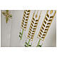 Weisse Albe Weizenähren mit Reissverschluss auf Schulter s2