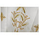 Deacon alb with crosses on sleeve and ears of wheat image 65% polyester 35% cotton with front zipper s2