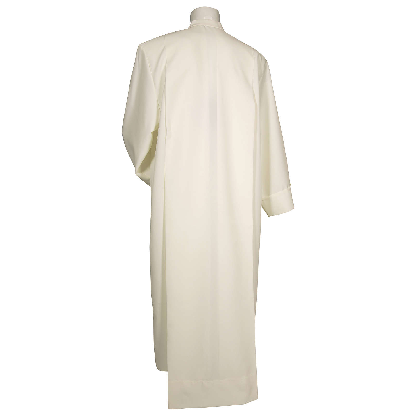 Catholic Alb in polyester with shoulder zipper, ivory | online sales on ...