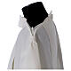 Alb in polyester with 2 pleats and shoulder zipper, ivory s6