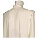 Alb in polyester, flared with zipper on the front, ivory s4