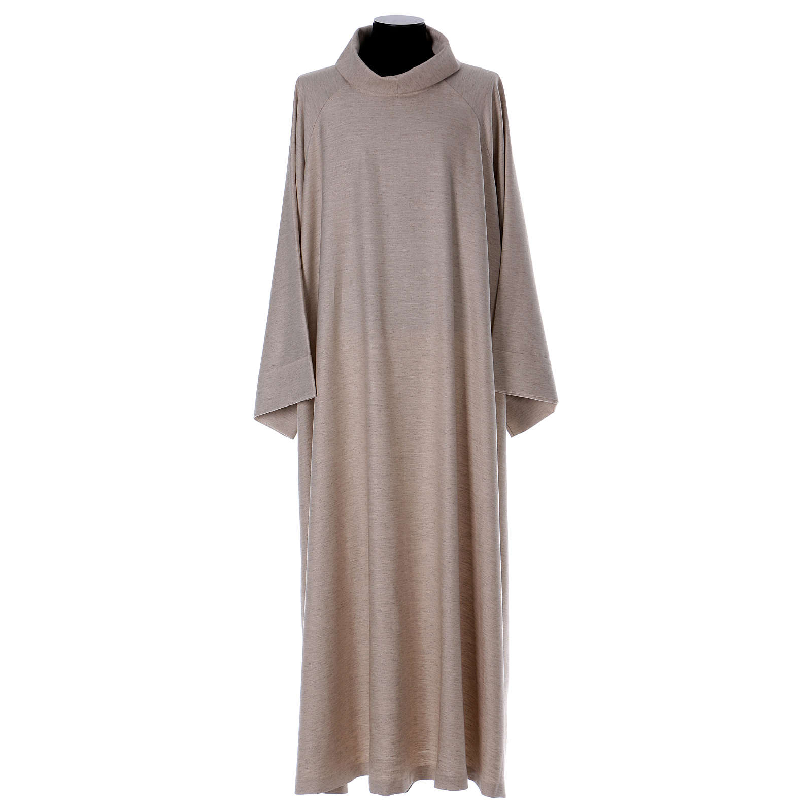 Catholic Alb in viscose with collar, flared cowl model | online sales ...