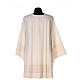 Ivory alb, 55% polyester 45% wool, golden decorations Gamma s5