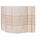 Surplis couleur ivoire 55% polyester 45% laine décorations dorées Gamma s2