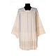 Ivory surplice with golden decorations, 55% polyester 45% wool Gamma s1