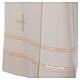 Ivory alb 55% alb 45% polyester front zipper Gamma s2