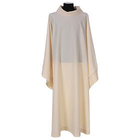 Priest alb ivory cloth 100% polyester Gamma
