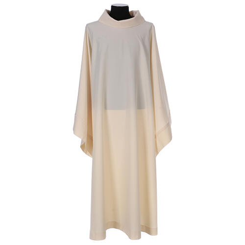 Priest alb ivory cloth 100% polyester Gamma 1