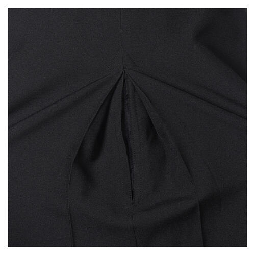 Black cassock in polyester 7