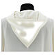 Ivory alb 100% polyester with hood s4