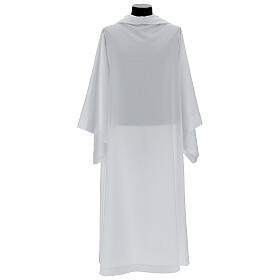 White gown 100% polyester
