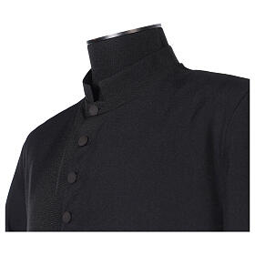 Black cassock dress 100% wool