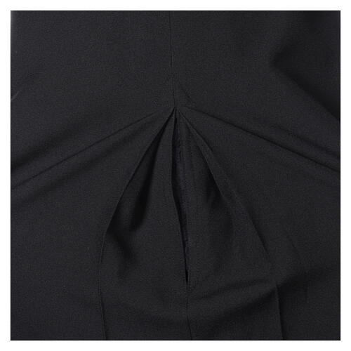 Black cassock dress 100% wool 7