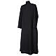 Black cassock dress 100% wool s6