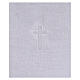 Amice in cotton with white embroidered cross s2