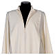 Alb 55% polyester 45% wool, ivory and gold stripes Gamma s6