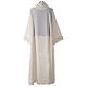 Camice raglan finto cappuccio con zip CocoCler avorio misto cotone s6