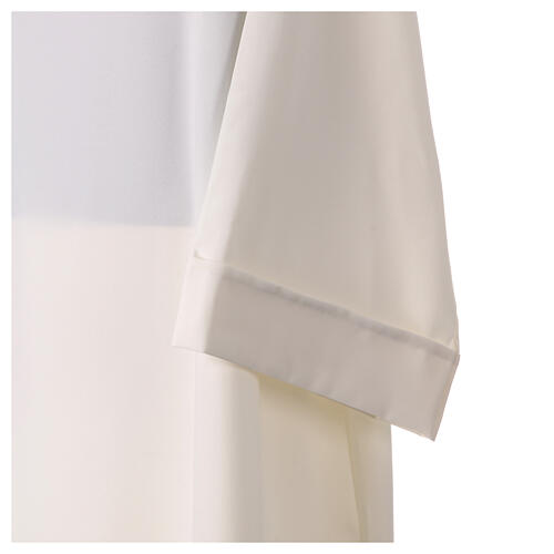 CocoCler alb with round neck, ivory polycotton 2