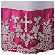 White alb purple satin with cross lace s3