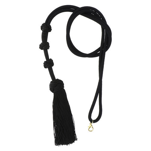 Black cord for bishop's pectoral cross with Solomon's knot 1
