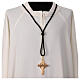Bishop's cord, black pectoral cross, Solomon knot s2