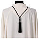 Bishop's cord, black pectoral cross, Solomon knot s4