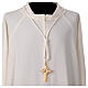 Cream-coloured cord for bishop's pectoral cross with Solomon's knot s2