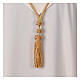 Episcopal gold pectoral cross cord Solomon knot s3