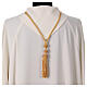 Episcopal gold pectoral cross cord Solomon knot s4