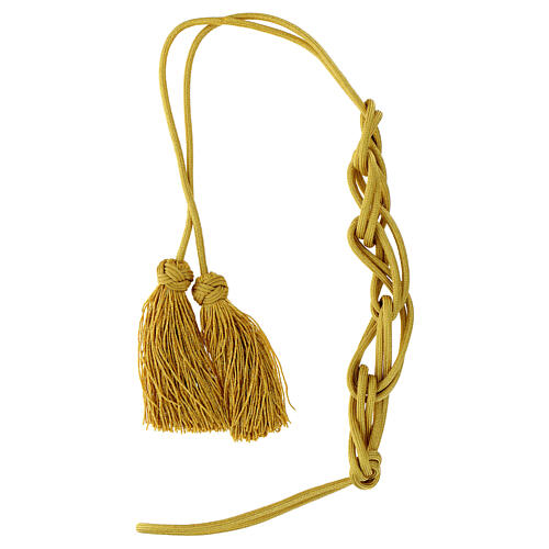 Golden cincture monochrome Solomon knot 6