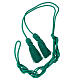 Monochromatic mint green cincture for priest with Solomon's knot, XL model s5