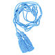 XL rope cincture Solomon Knot light blue 5 meters s2