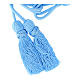 XL rope cincture Solomon Knot light blue 5 meters s4