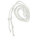 Tubular braided cincture for monks, white cotton s2