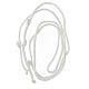 Tubular braided cincture for monks, white cotton s5