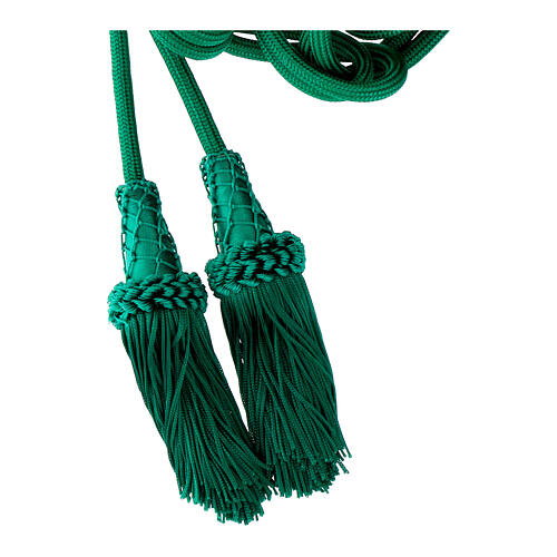 Cíngolo episcopal color verde menta madera 3