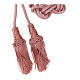 Antique pink Tripoli colored priest's rope cincture wood s4