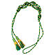 Mint green and gold luxury cincture for priest with cannetille s6