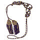 Priest rope cincture purple gold bow medal s6