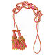 Cingolo sacerdotale color camelia oro ricoperto legno canuttiglia lusso s6