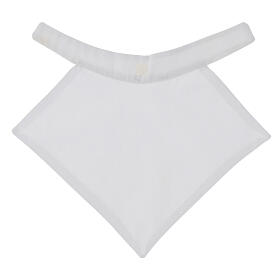 Collaro petit pour soutane avec bouton 100% coton blanc