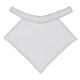 Pettina piccola per talare con bottone 100 % cotone bianco s1