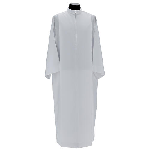 Confraternity dress, white and blue with golden edges, polyester 6