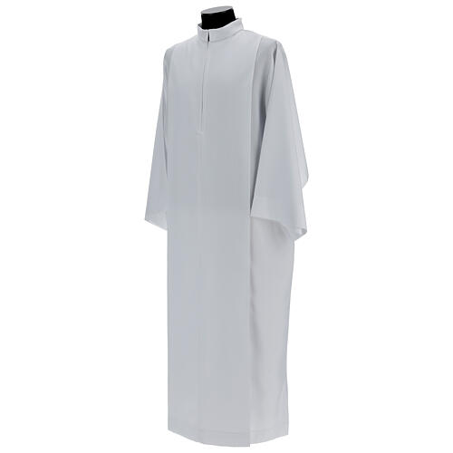 Confraternity dress, white and blue with golden edges, polyester 7