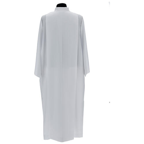 Confraternity dress, white and blue with golden edges, polyester 10