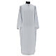 Confraternity dress, white and blue with golden edges, polyester s6