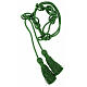 Cíngulo sacerdotal monocolor verde oliva 4 metros s1