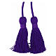 Cordon sacerdotal violet uni 4 mètres s2