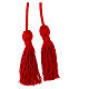 Cíngulo sacerdotal pulpo monocolor rojo 4 metros s2