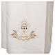 Ivory Alb with Folds and Chalice Embroidery Zipper s2